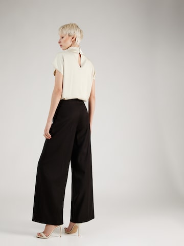 DRYKORN Wide leg Pleat-Front Pants 'BEFORE' in Black