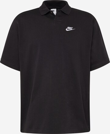 T-Shirt Nike Sportswear en noir : devant