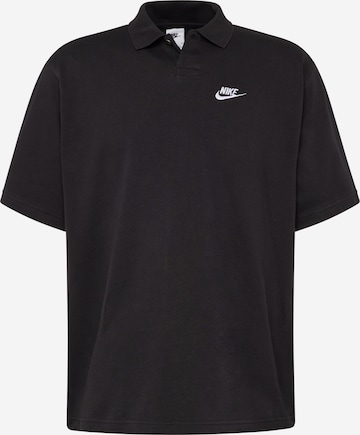 Nike Sportswear Poloshirt in Schwarz: predná strana