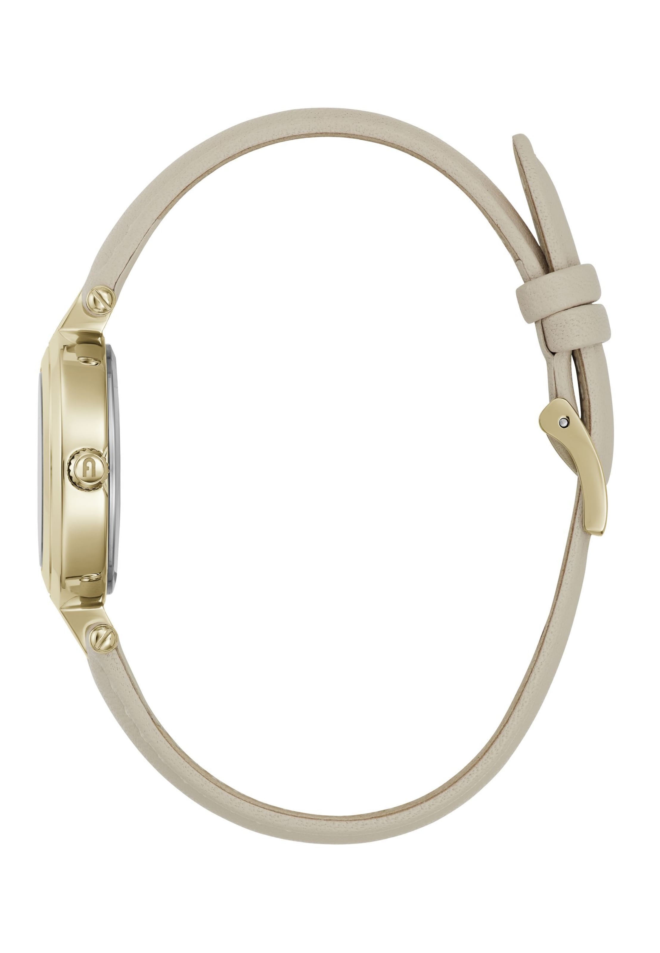 FURLA Analoginen kello 'Arch-Bar' värissä beige