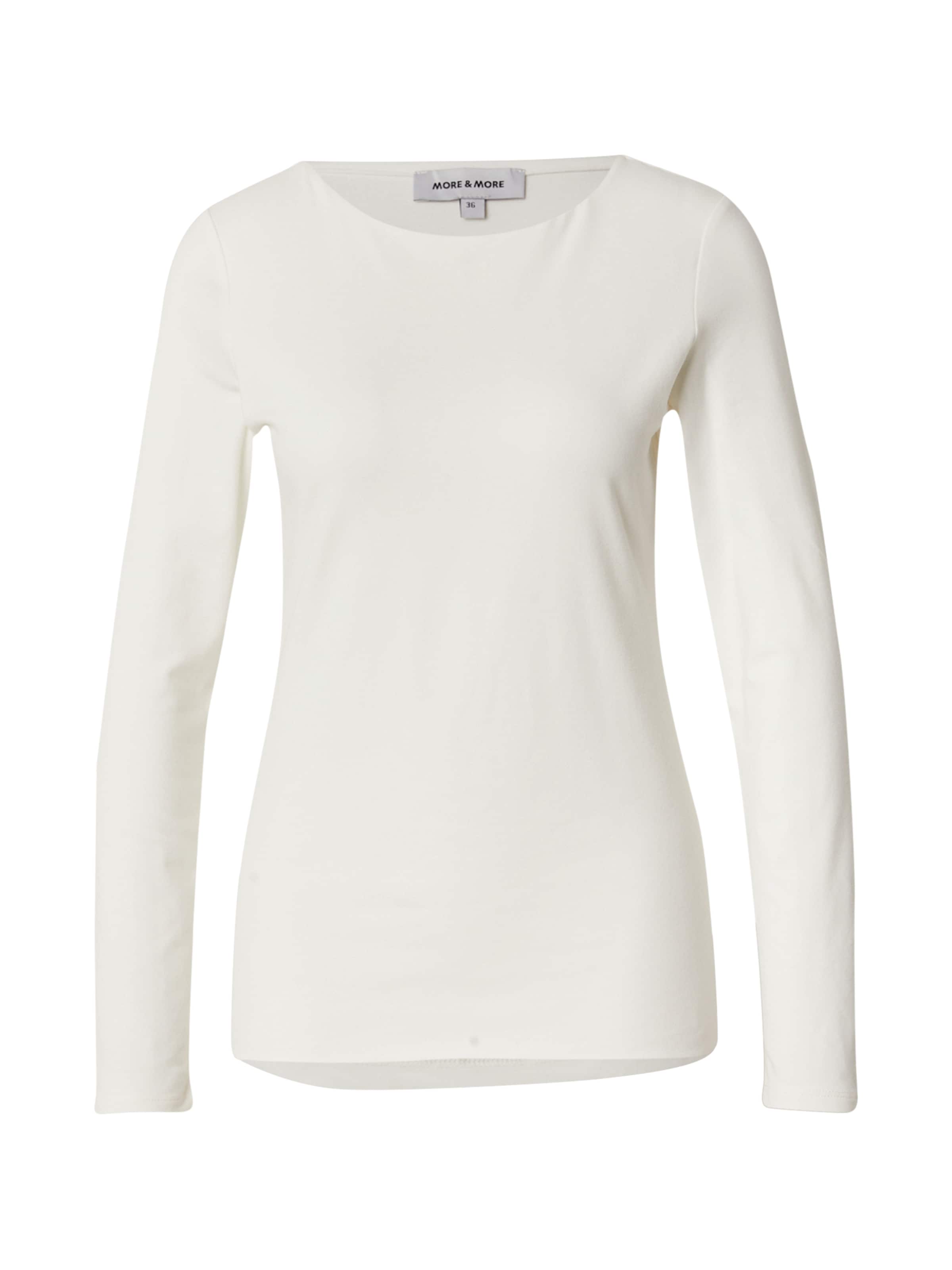 MORE & MORE Tričko - Biela: predná strana