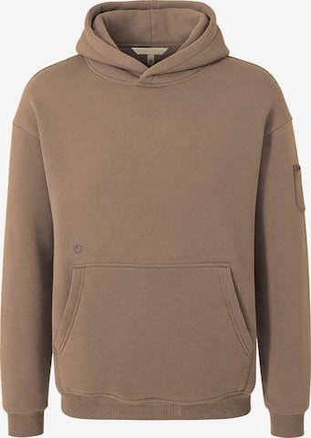 Organication Sweatshirt in Braun: Vorderseite