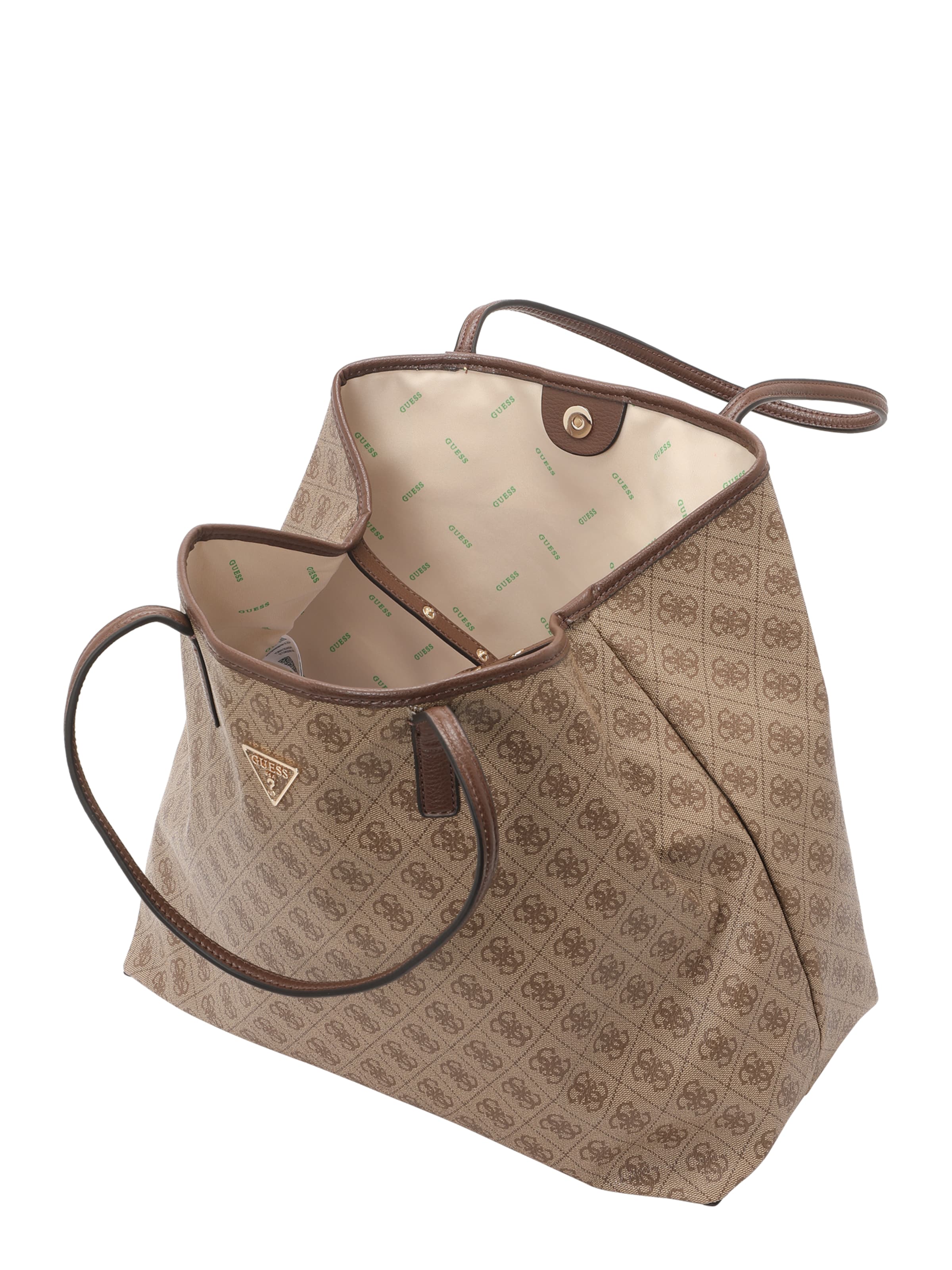 GUESS Nákupní taška 'Victtoria' – hnědá