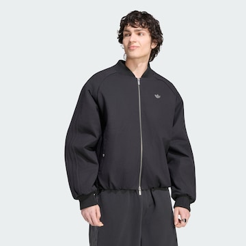 ADIDAS ORIGINALS Φθινοπωρινό και ανοιξιάτικο μπουφάν 'Sst' σε μαύρο: μπροστά