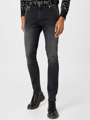 ICEBERG Regular Jeans in Black: front