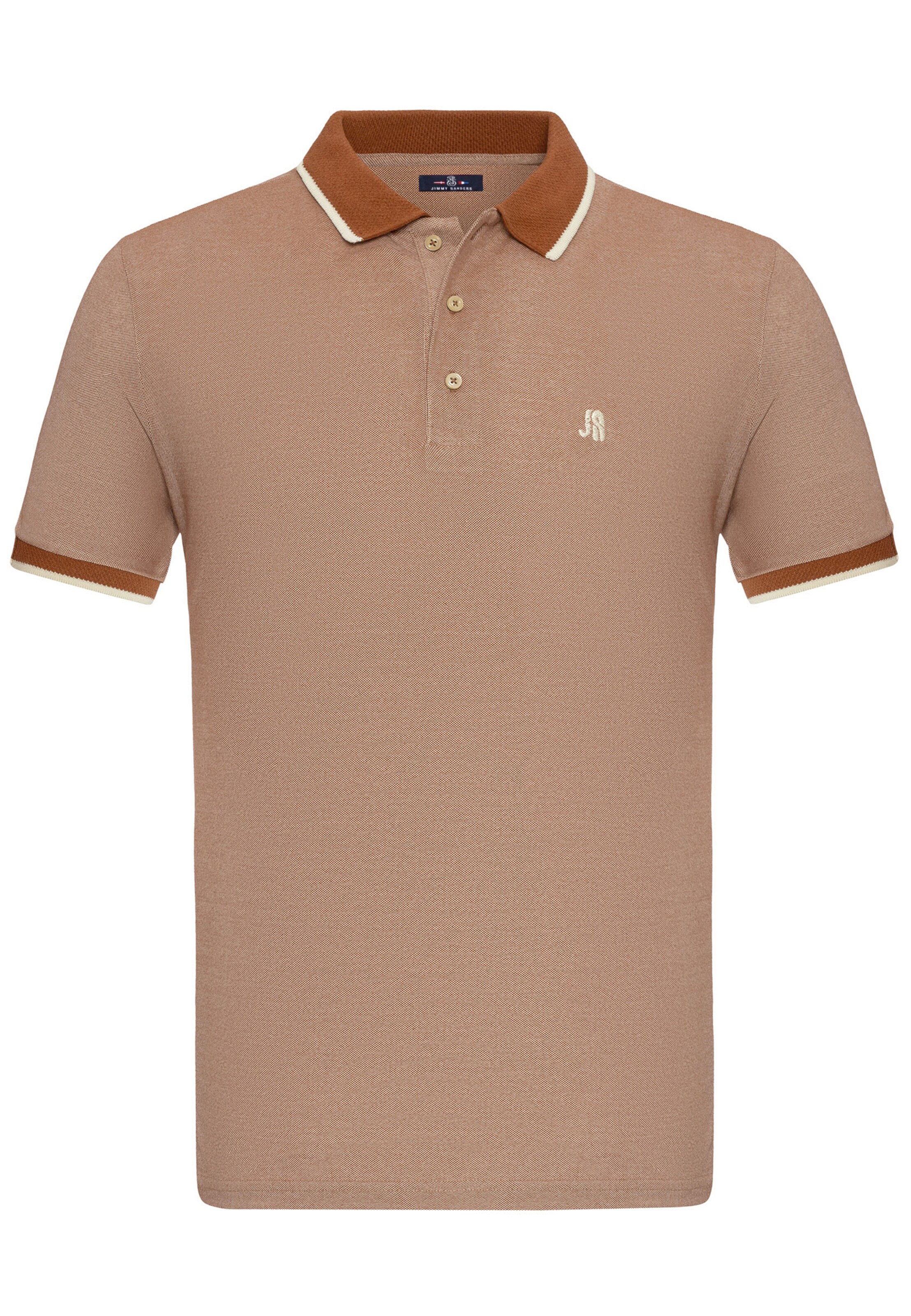 Jimmy Sanders Μπλουζάκι σε καφέ: μπροστά