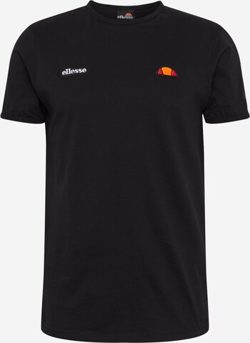 ELLESSE Regularny krój Koszulka 'Fedora' w kolorze czarny: przód