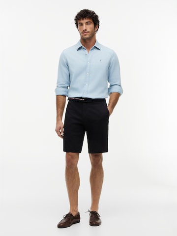 TOMMY HILFIGER Normalny krój Spodnie 'DENTON ESS' w kolorze czarny