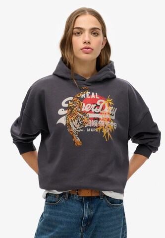 Superdry & Co Μπλούζα φούτερ 'Tokyo' σε γκρι: μπροστά