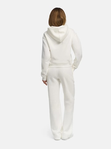 cfab (formerly creamy fabrics) Wide leg Byxa 'Everyday Relaxed Fit Straight Pants' i vit