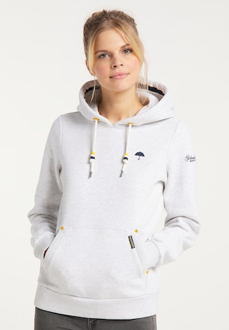 Sweat-shirt Schmuddelwedda en blanc : devant