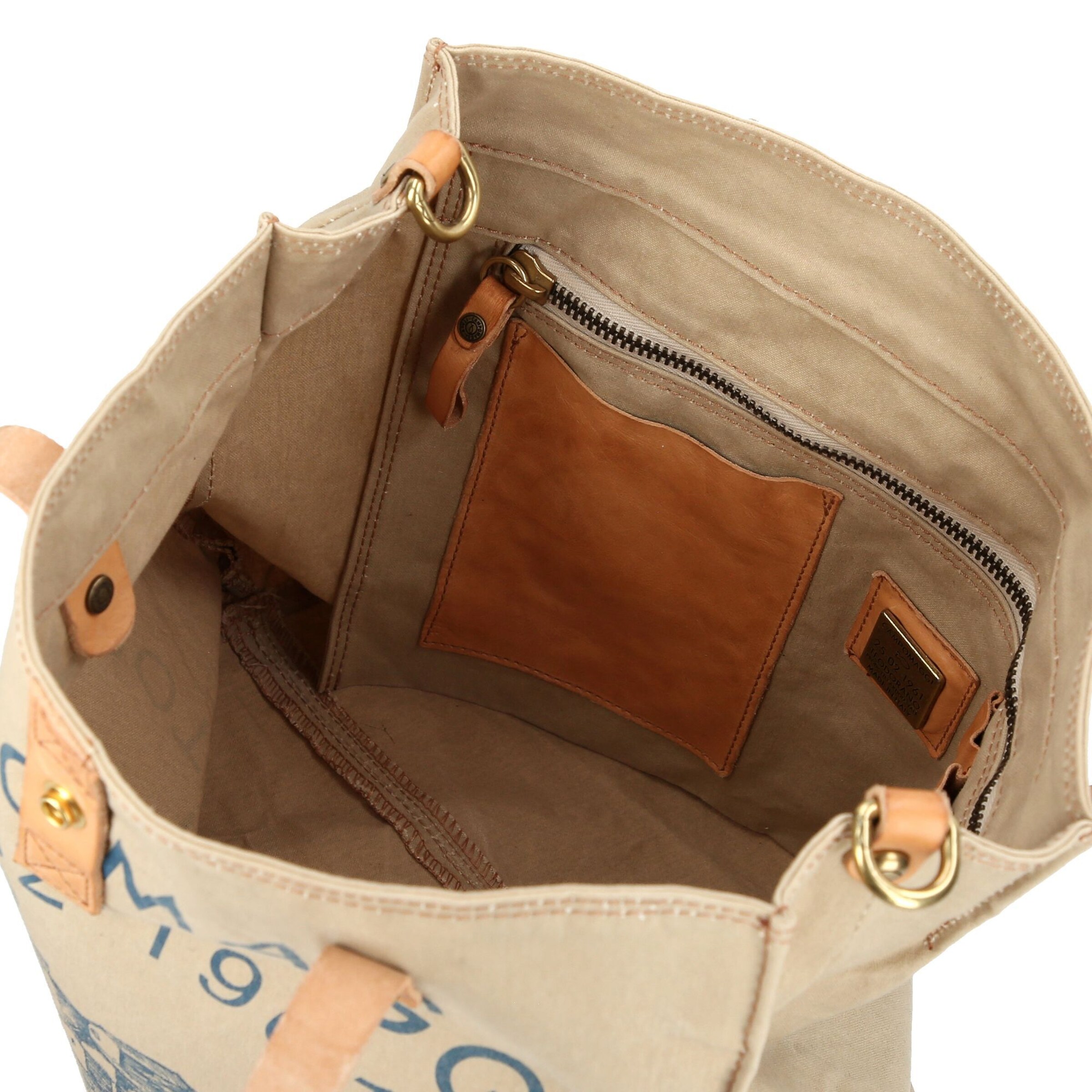 Campomaggi Shoulder Bag 'Manici' in Beige