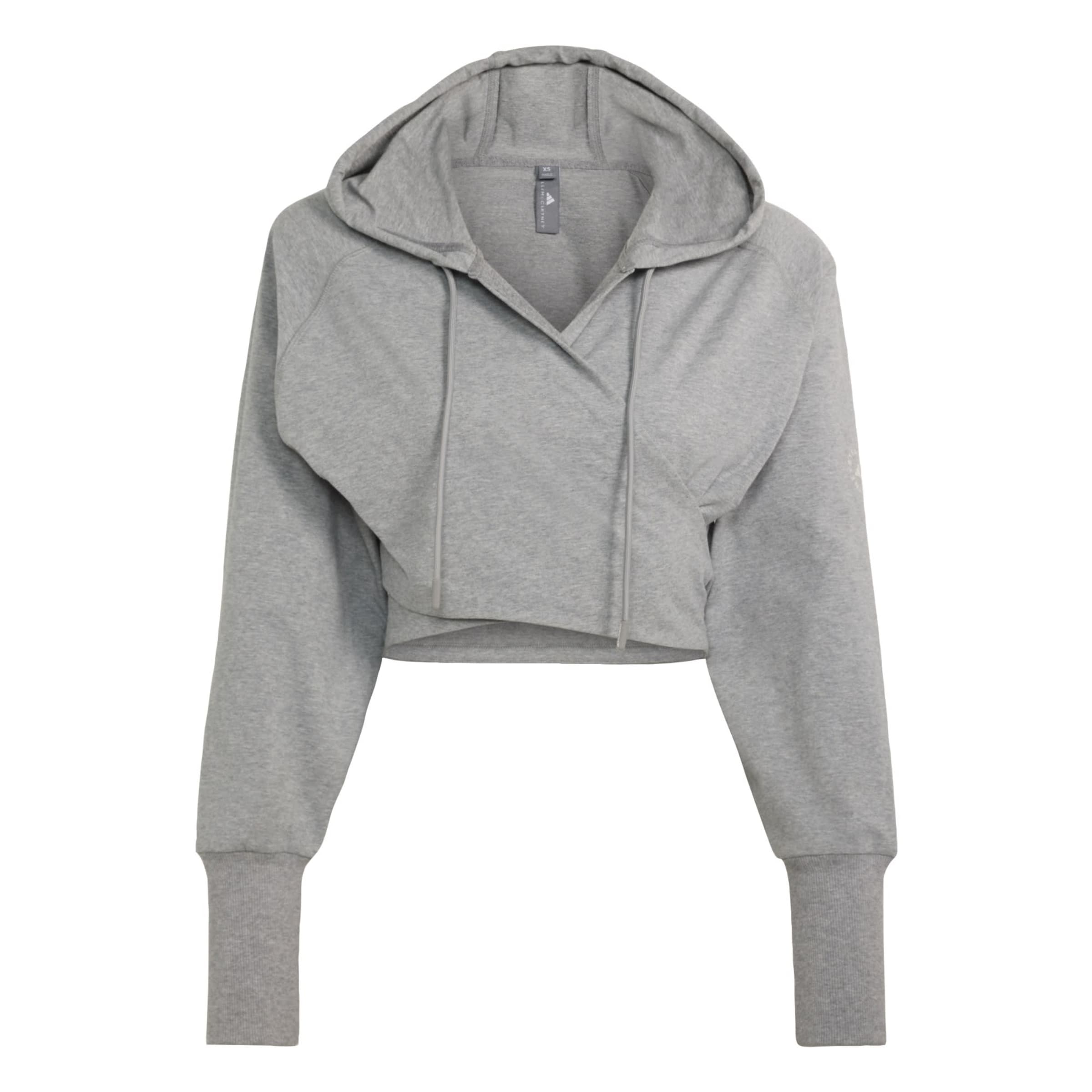 ADIDAS BY STELLA MCCARTNEY Sportsweatshirt in Grau: Vorderseite