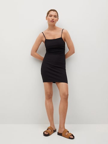 MANGO Kleid 'NUVERTU1' in Schwarz