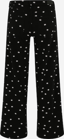 QS Široke hlačnice Kavbojke | črna barva