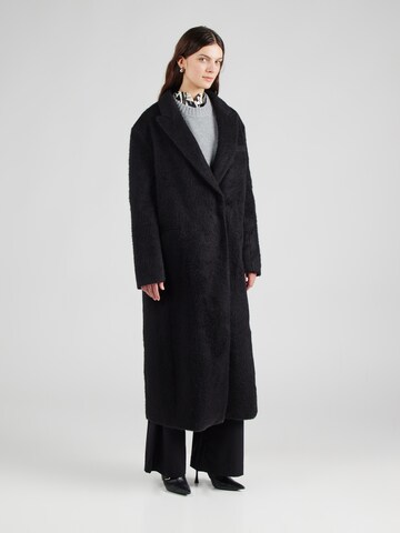 TOPSHOP Płaszcz przejściowy w kolorze czarny: przód