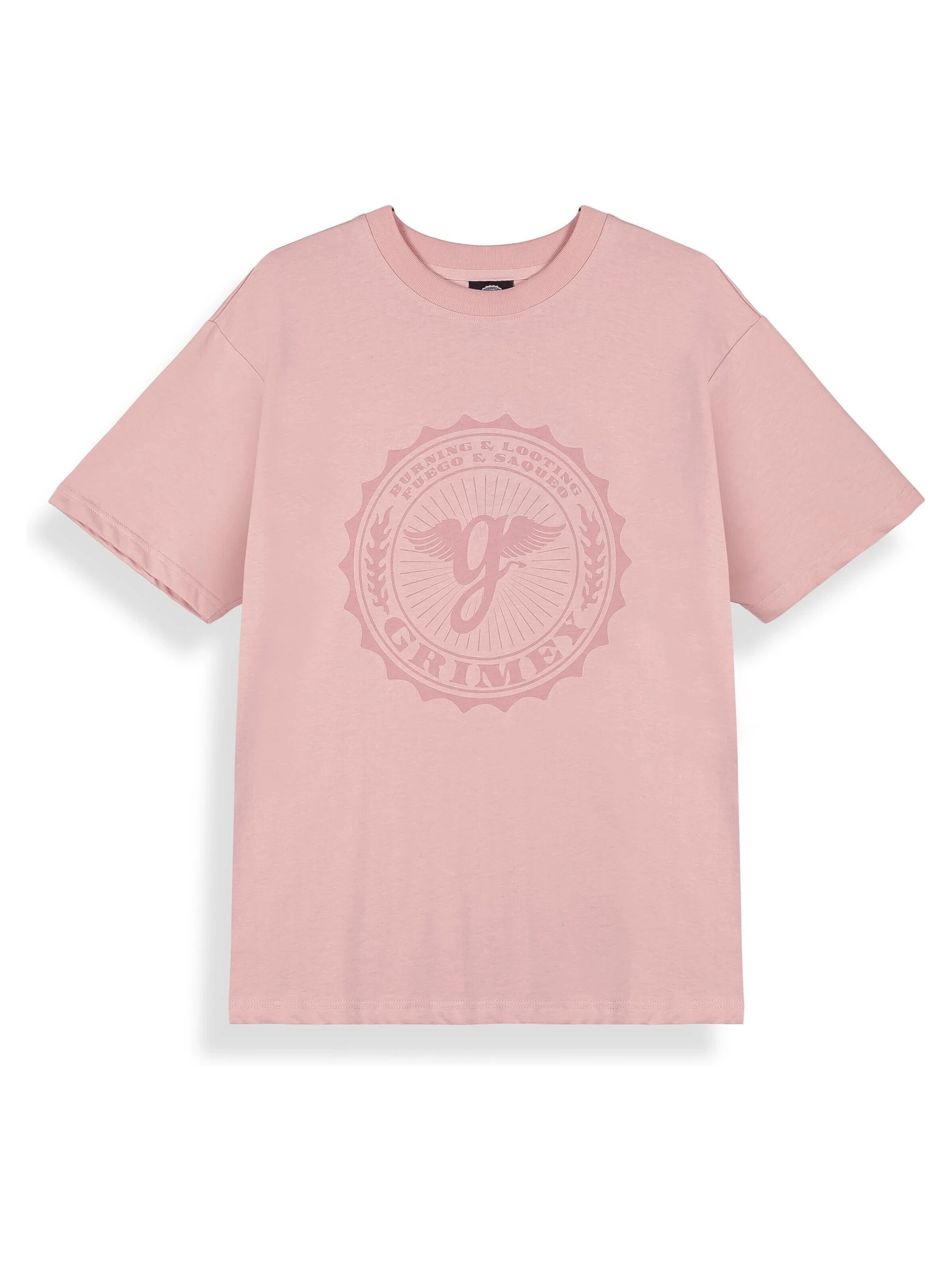 Grimey - Camiseta en rosa: frente