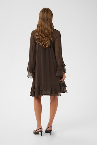 SAINT TROPEZ Kleid 'Labelle' in Braun