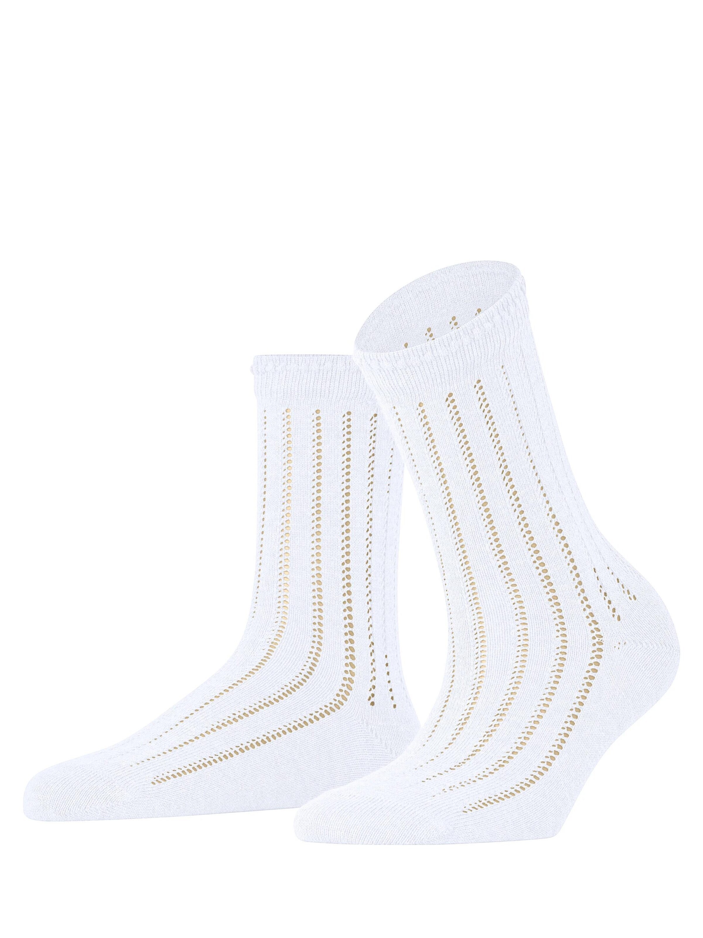 FALKE Socken 'Eyelet'‌‌‌‌‌‌‌‌‌ in Weiß: Vorderseite