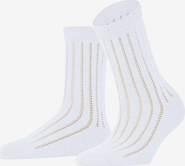 FALKE Socken 'Eyelet' in Weiß: Vorderseite