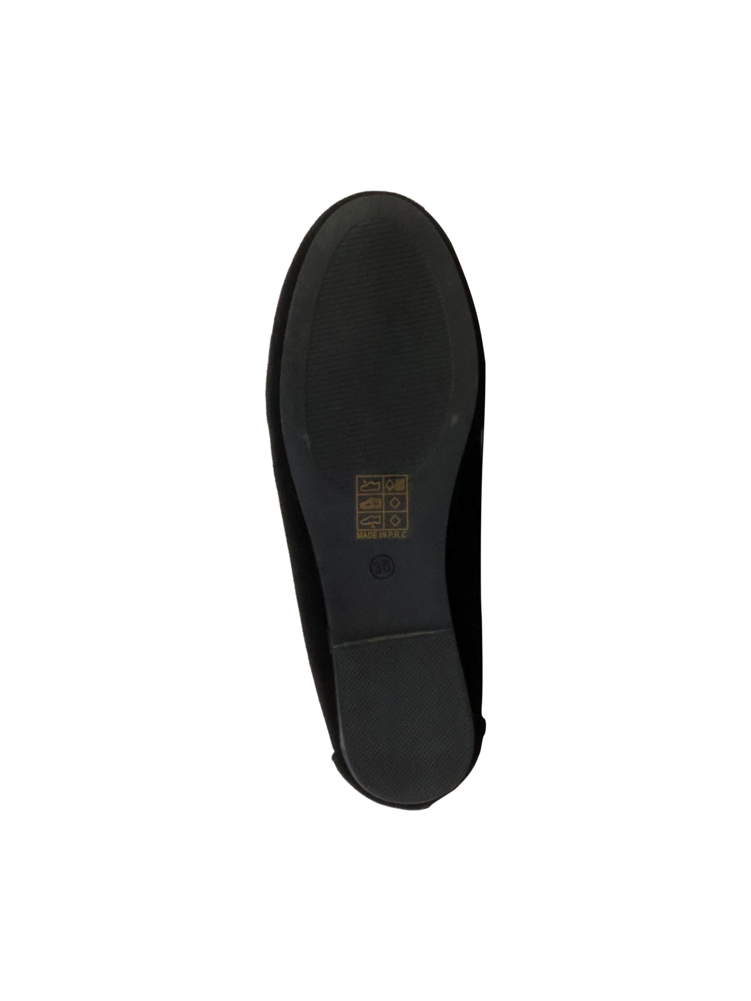 Joia Classic Flats 'Schnür-Mokassins' in Black