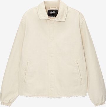 Veste mi-saison Pull&Bear en blanc : devant