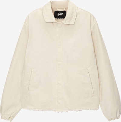Pull&Bear Prehodna jakna | volneno bela barva, Prikaz izdelka