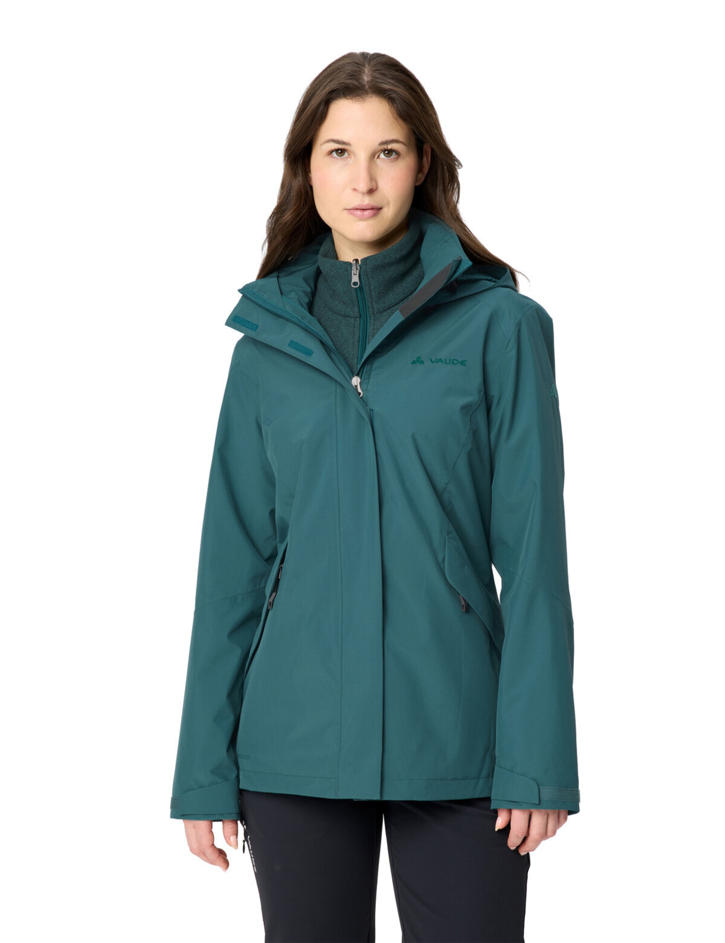 VAUDE Outdoorjacke 'Rosemoor II' in Grün: Vorderseite