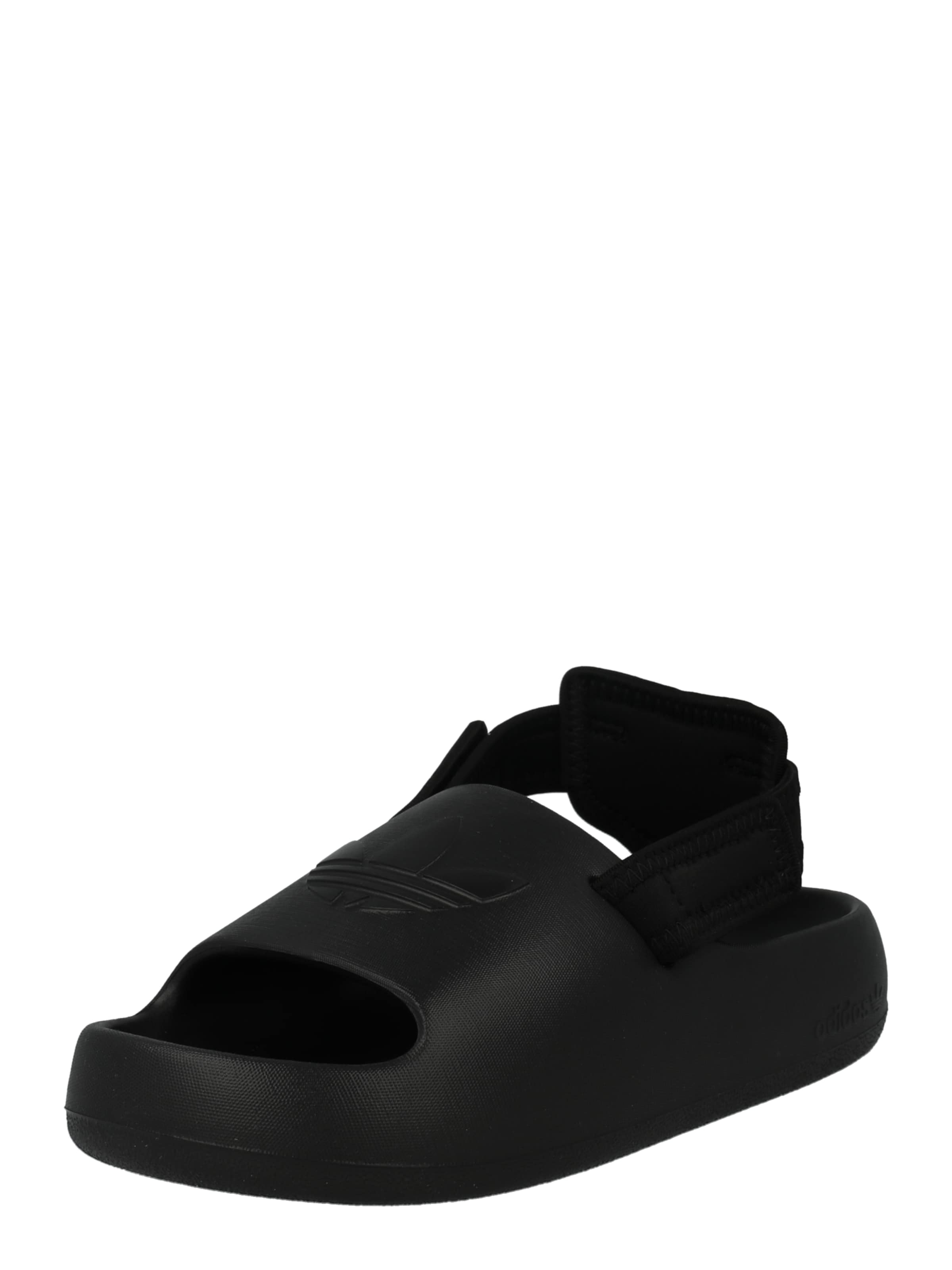 Chaussures ouvertes 'Adifom Adilette' ADIDAS ORIGINALS en noir : devant