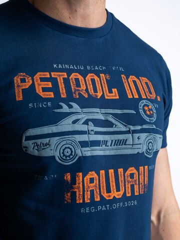 Petrol Industries T-shirt i blå