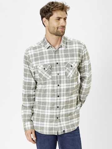 PADDOCKS Regular fit Button Up Shirt in Green: front