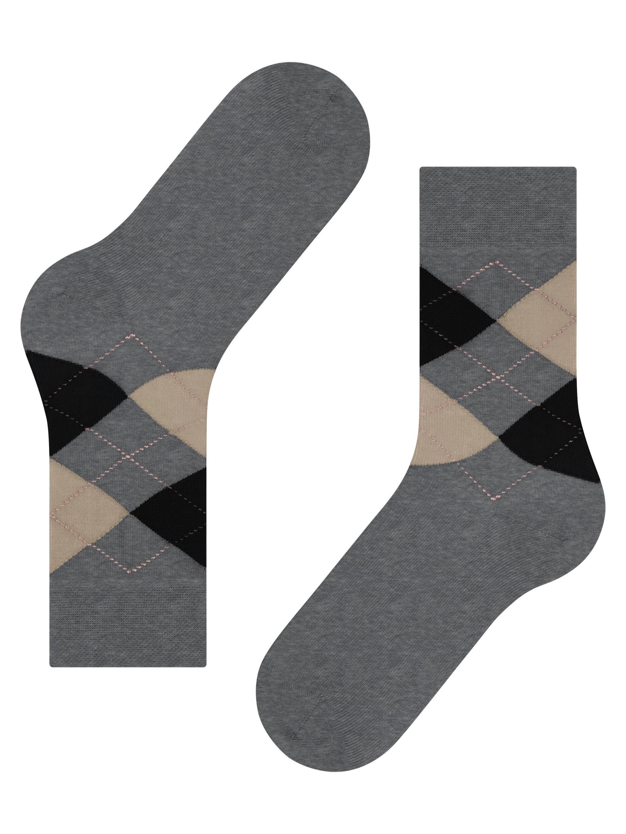 FALKE Socks 'Sensitive Argyle' in Grey