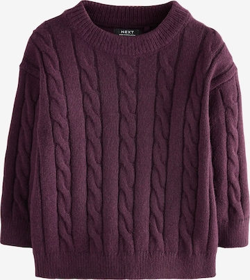 Next Neulepaita värissä lila: etupuoli