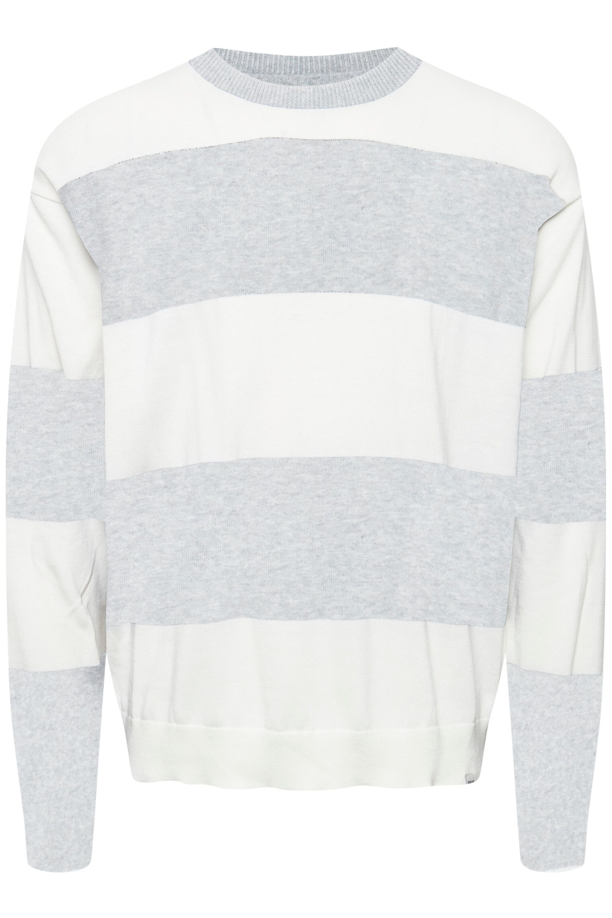 !Solid Pullover 'Fedele' in Grau: Vorderseite