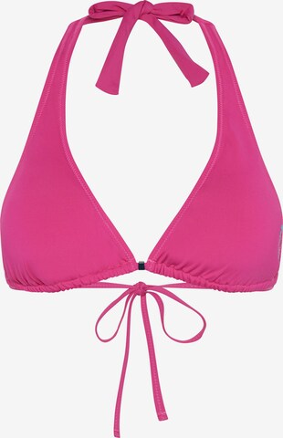 CHIEMSEE Triangle Bikini Top 'Luela' in Pink: front