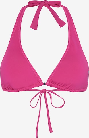 CHIEMSEE Triangel Bikinitop 'Luela' in Pink: predná strana