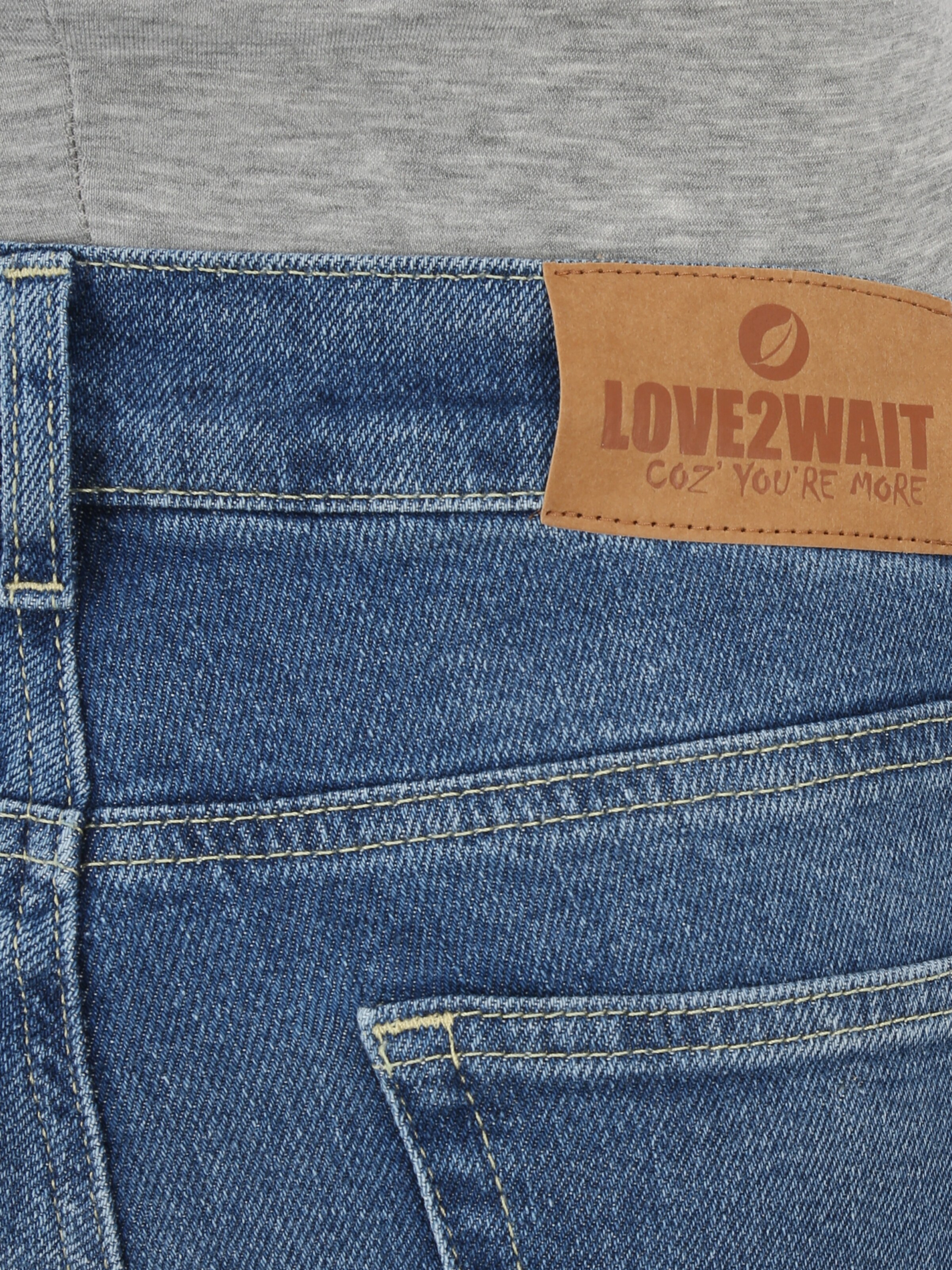 Regular Jean &#x27;Norah 32&#x27; LOVE2WAIT en bleu