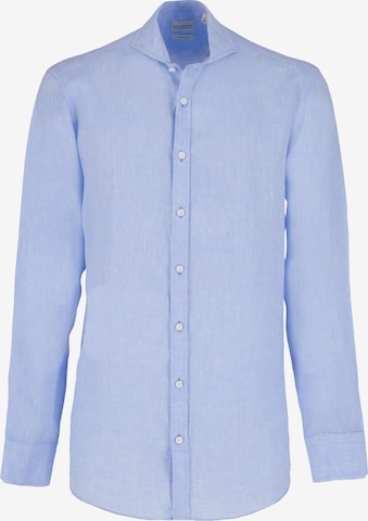 Black Label Shirt Button Up Shirt in Blue: front