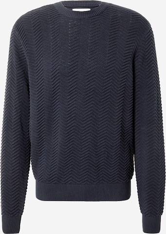 Casual Friday Sweater 'Karl' in Blue: front