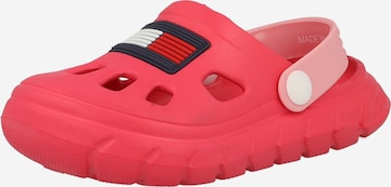 TOMMY HILFIGER Beach & Pool Shoes in Red: front