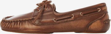 MANGO Moccasins 'Nautic' in Brown: front