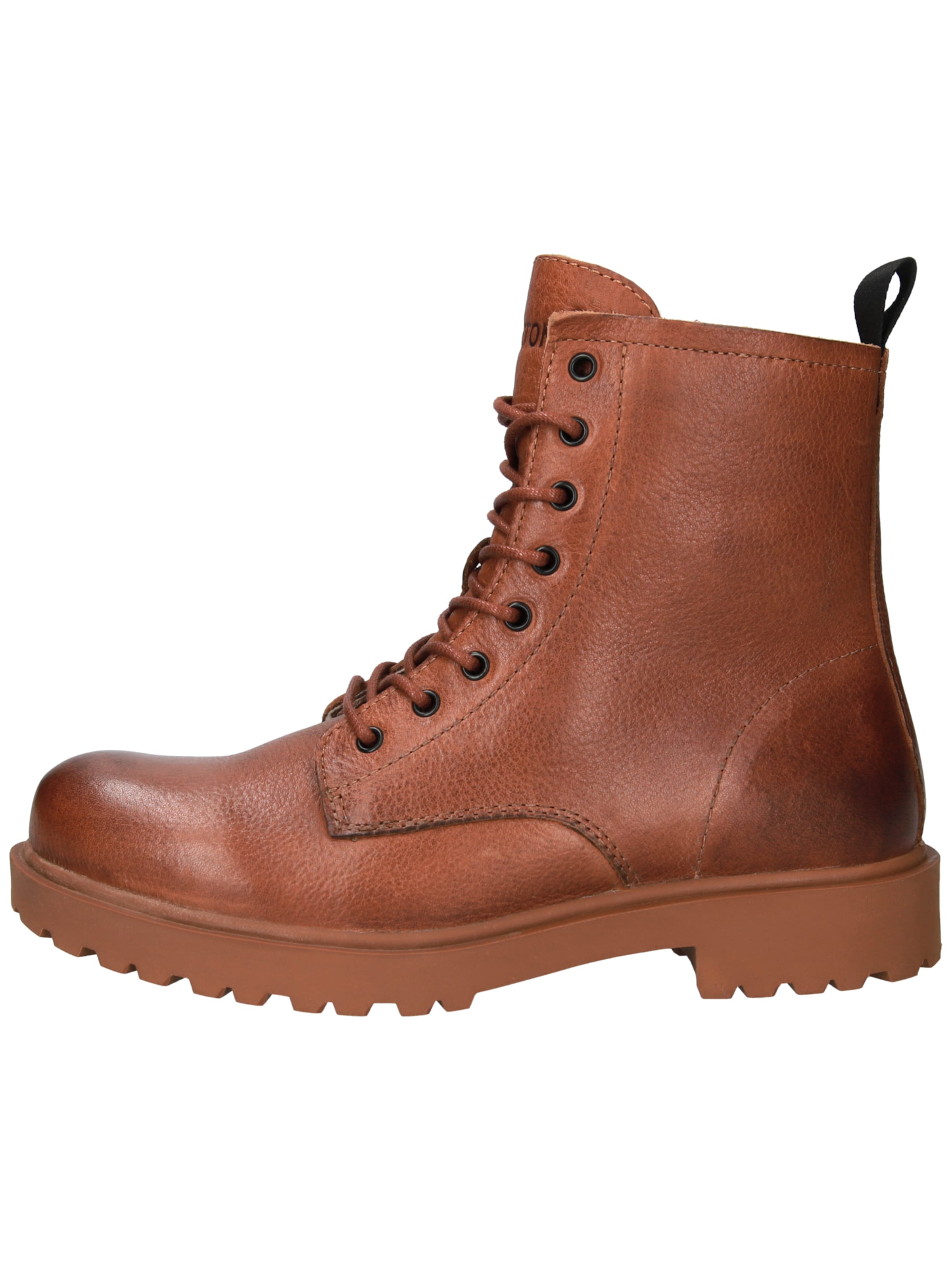 BLACKSTONE Stövlett med snörning 'Kajsa WL02' i brun: framsida