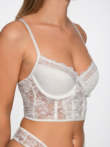 Orchibelle Bralette Underwear Sets in White