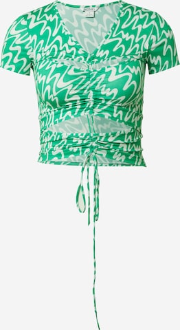 Monki Shirt in Groen: voorkant