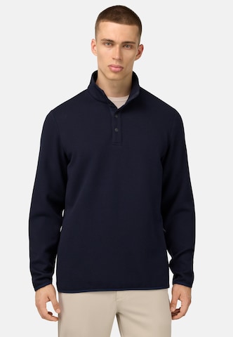 Sweat-shirt Boggi Milano en bleu : devant