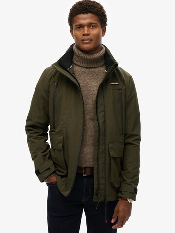 Superdry Between-season jacket in Green: front