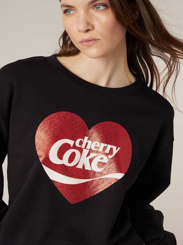 Sweat-shirt 'Cherryna' Deeluxe en noir
