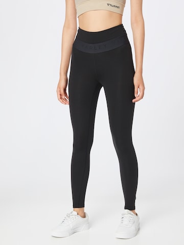 Varley Workout Pants 'Let's move' in Black: front