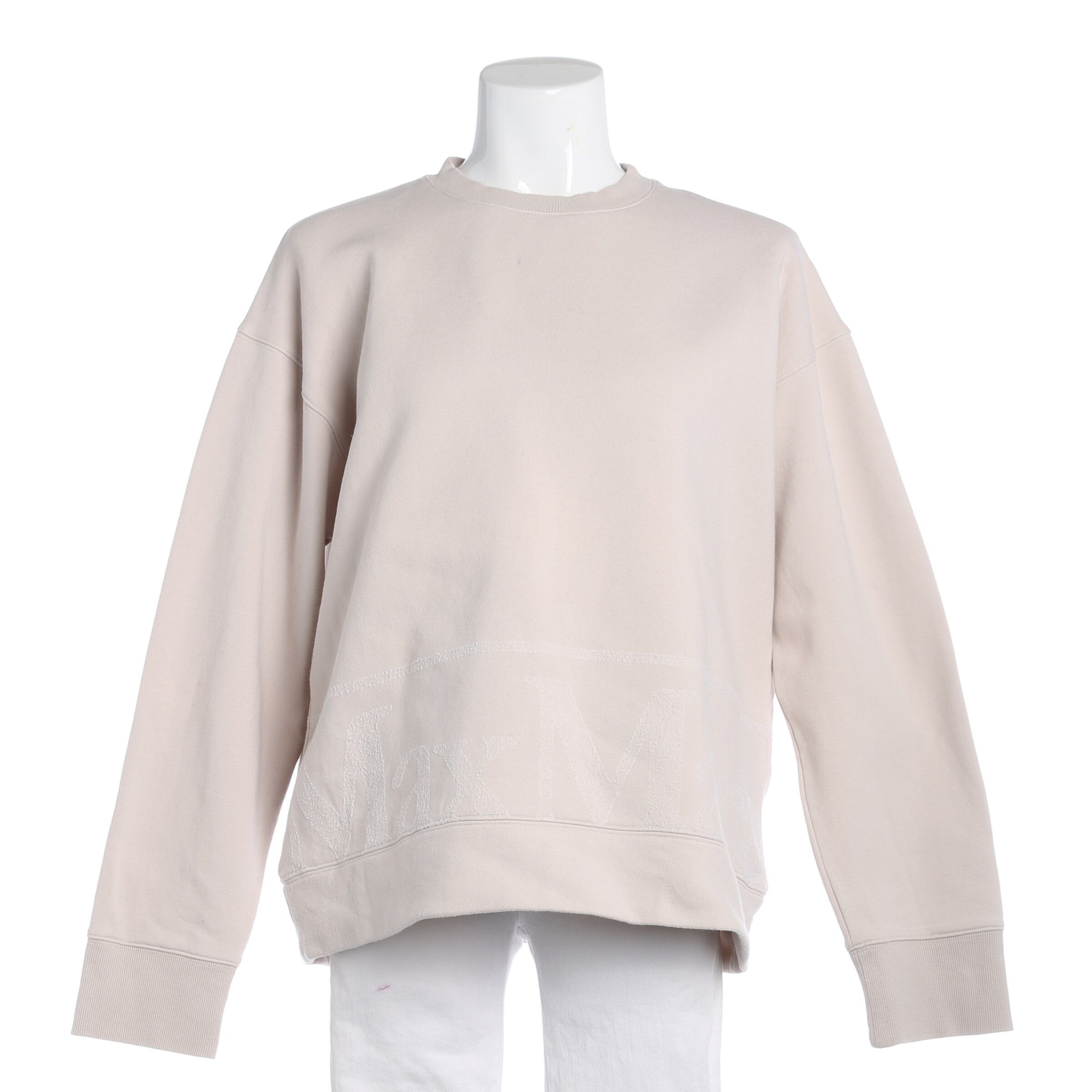 Max Mara Sweatshirt & Zip-Up Hoodie in M in Beige, Item view