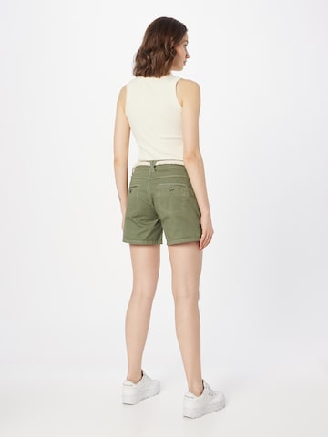 Eight2Nine Štandardný strih Plisované nohavice - Zelená
